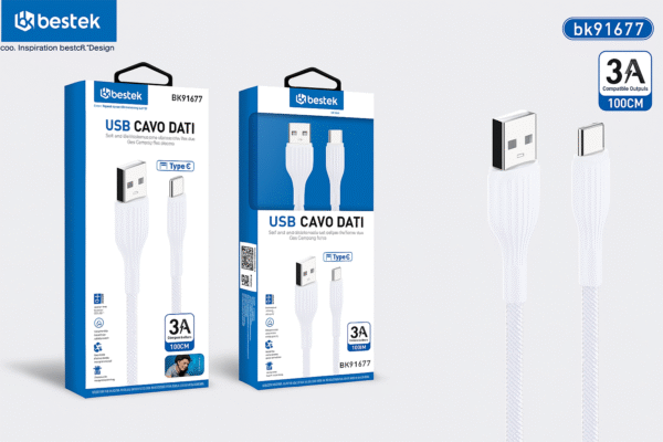 Cavo USB Type-C BESTEK – Modello BK91677